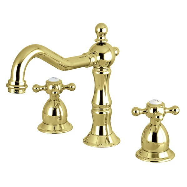 KS1972BX 8" Widespread Bathroom Faucet, Polished Brass